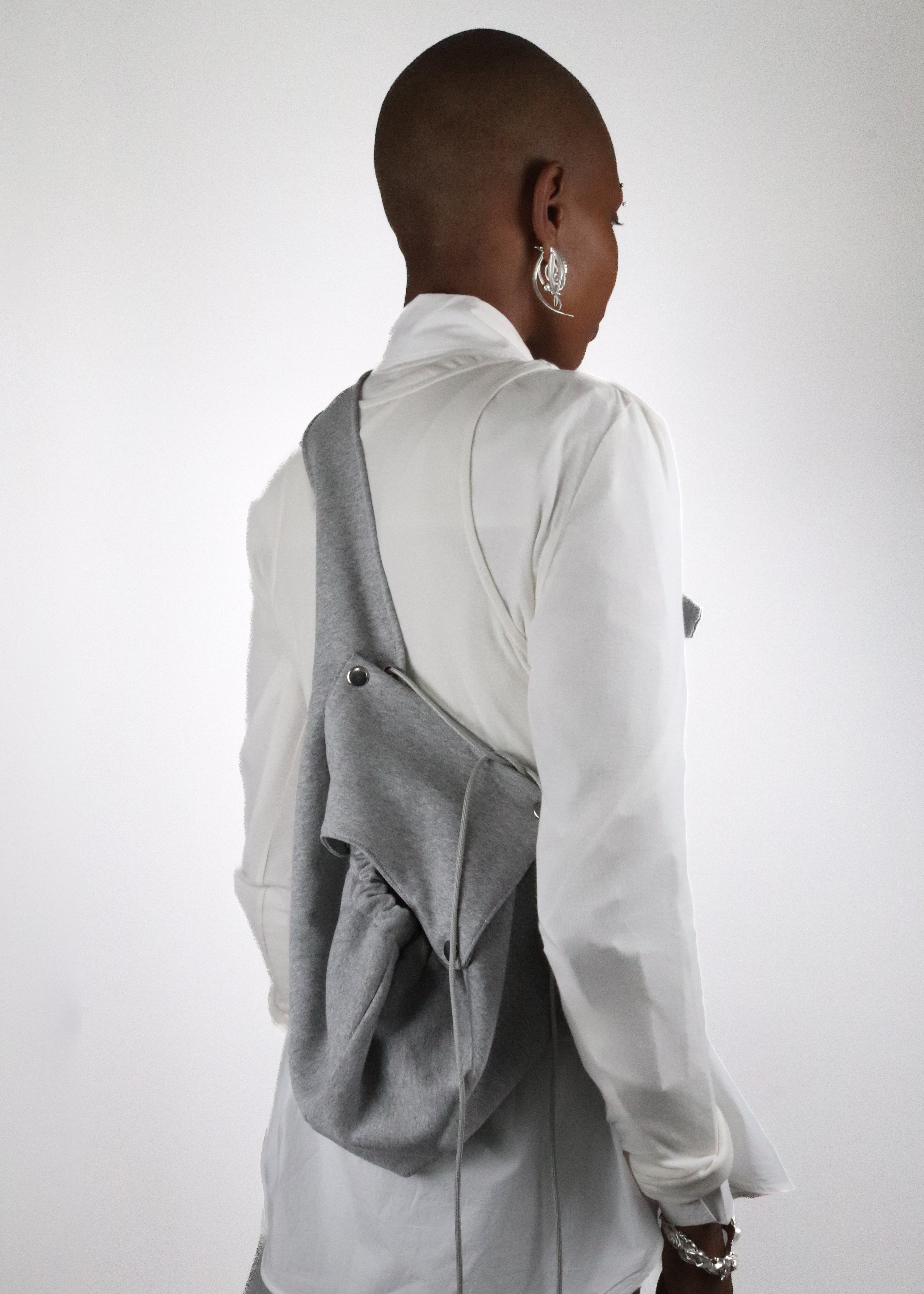 JERSEY HOODED SCARF
