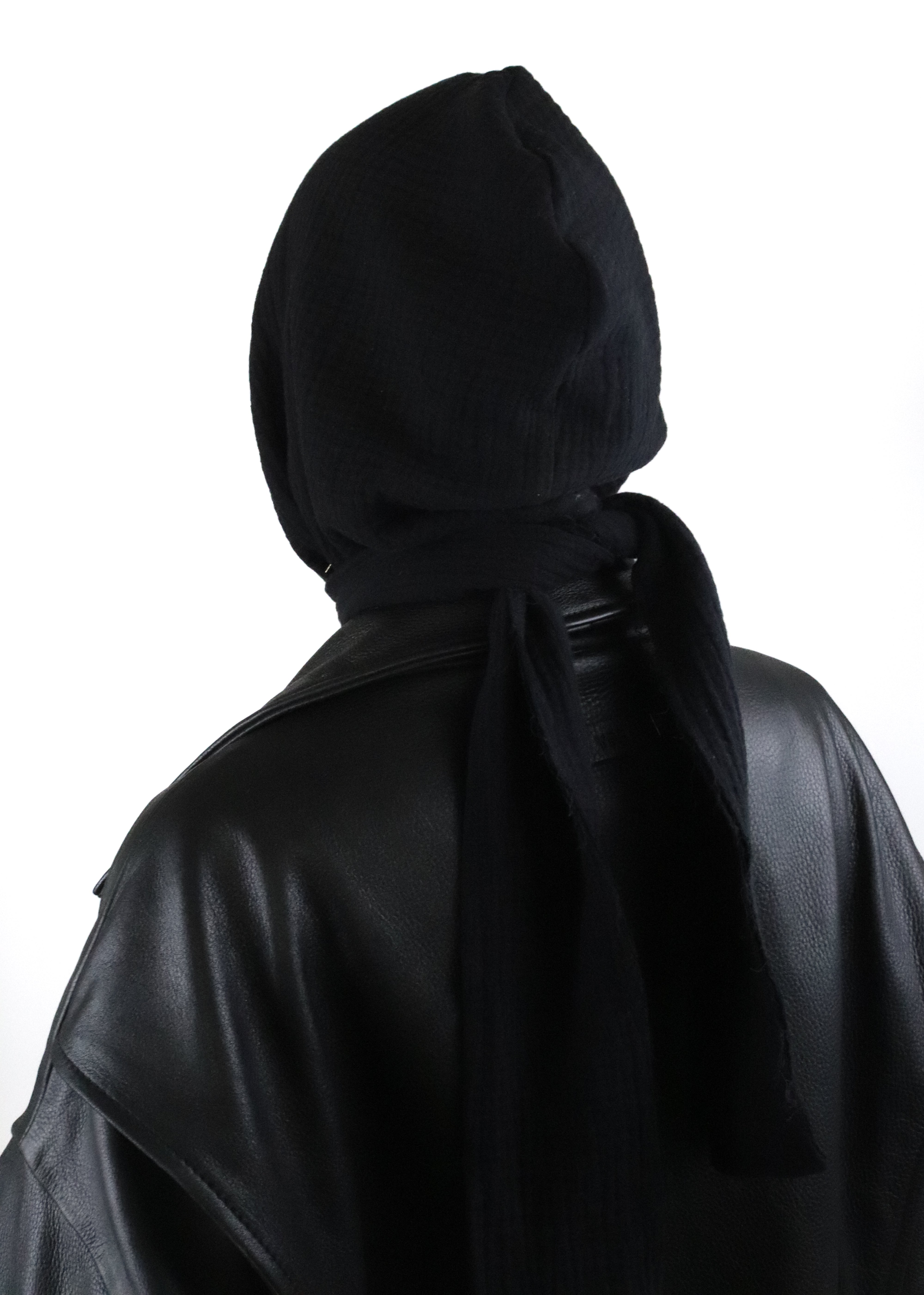 MUSLIN HOODED SCARF