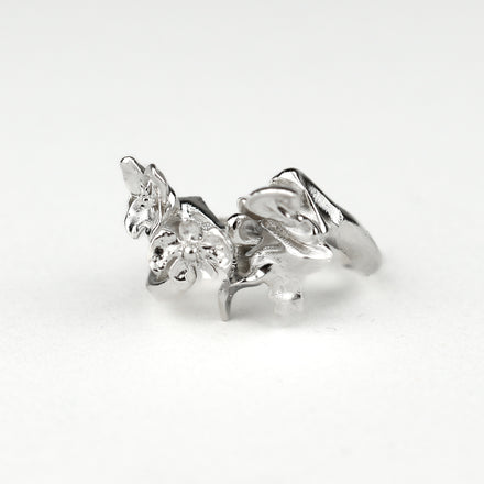Double Headed Floral Ring